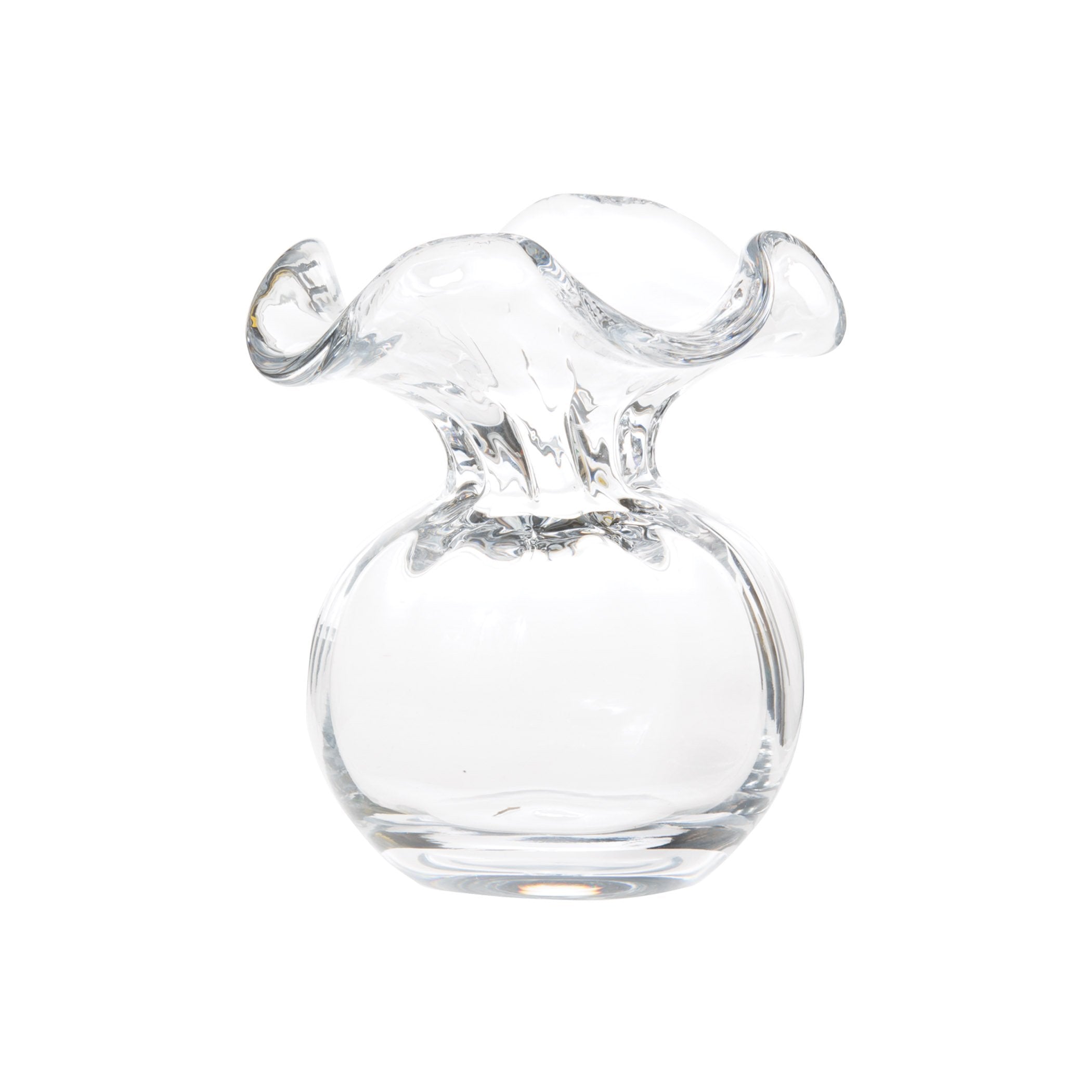  Vietri Hibiscus Glass Bud Vase - Clear - Bonton