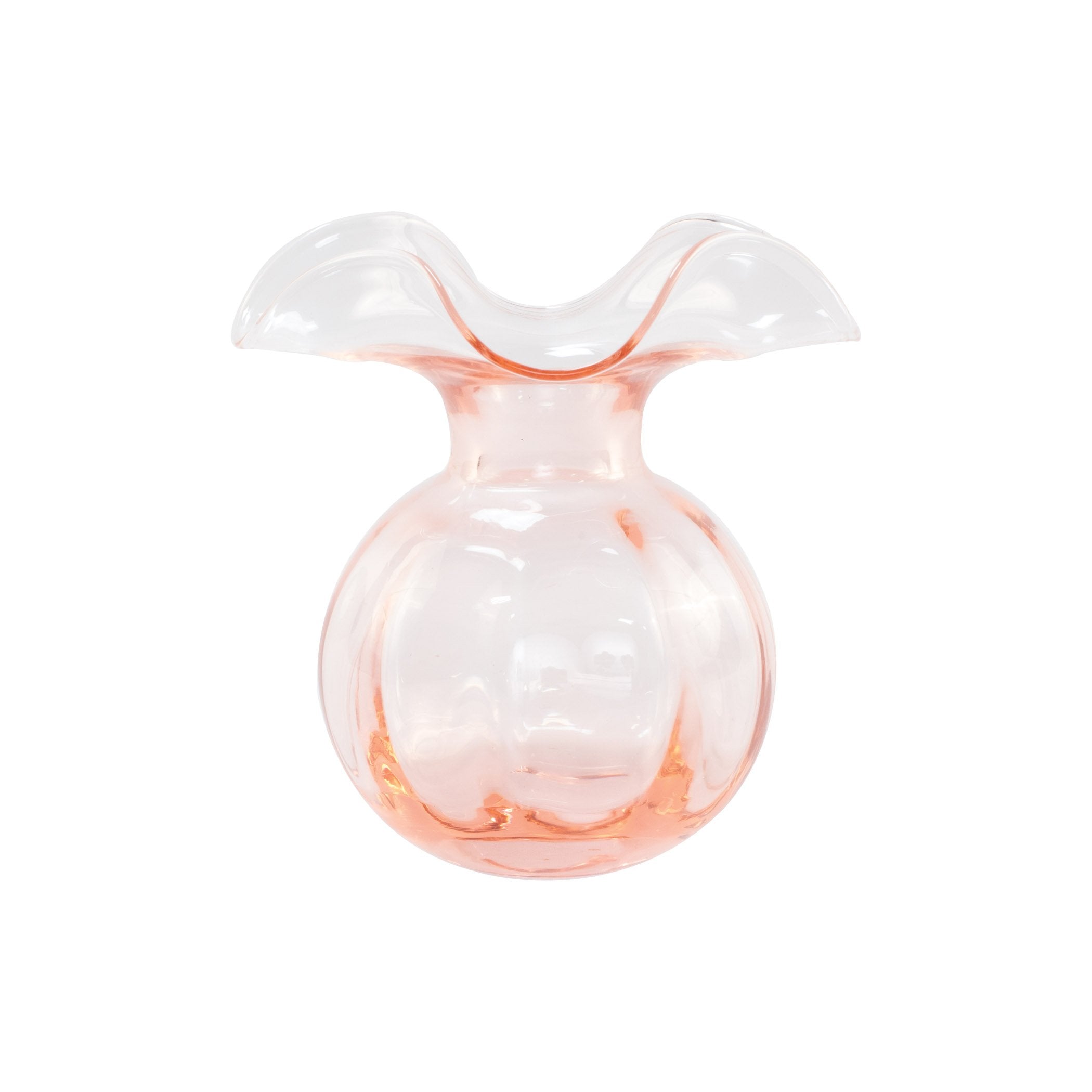  Vietri Hibiscus Glass Bud Vase - Pink - Bonton