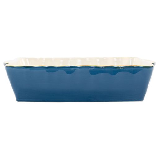  Vietri Italian Bakers Large Rectangular Baker - Blue - Bonton