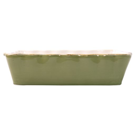  Vietri Italian Bakers Large Rectangular Baker - Green - Bonton