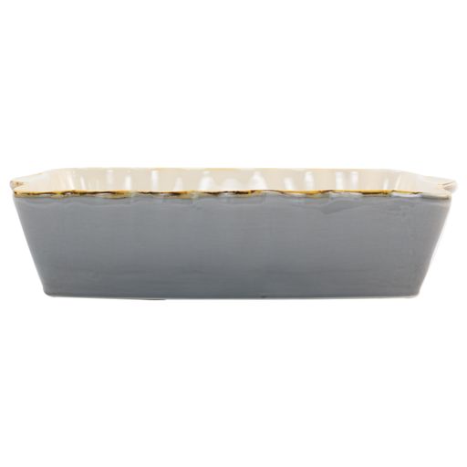  Vietri Italian Bakers Large Rectangular Baker - Gray - Bonton