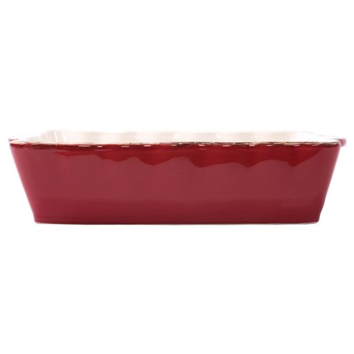  Vietri Italian Bakers Large Rectangular Baker - Red - Bonton