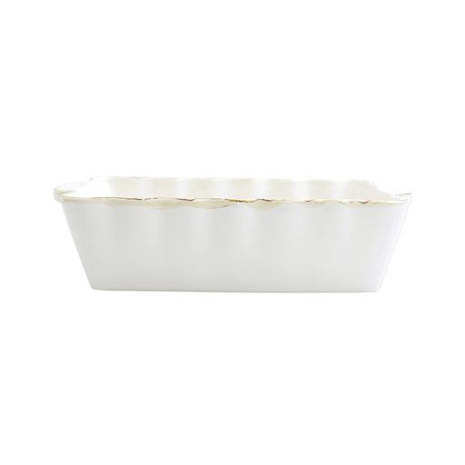  Vietri Italian Bakers Medium Rectangular Baker - White - Bonton