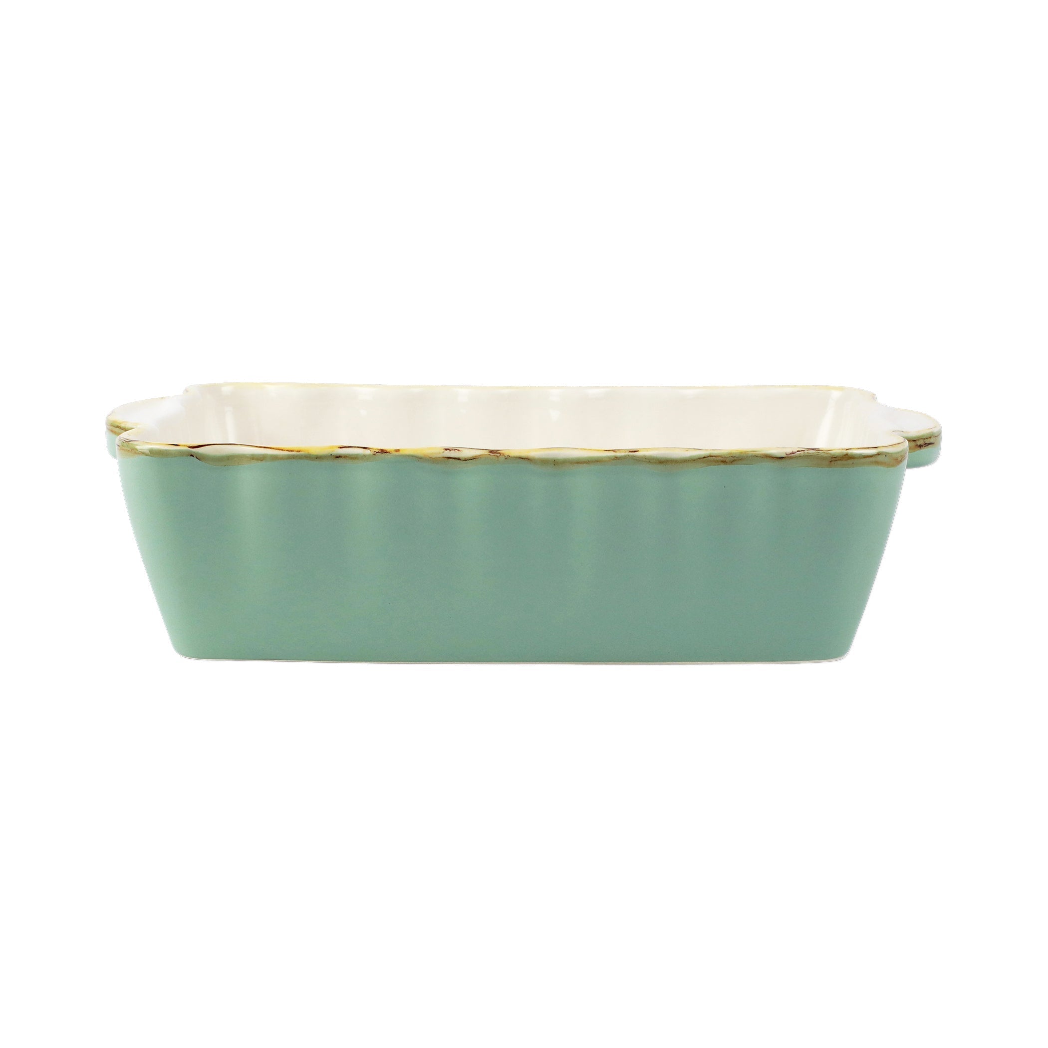  Vietri Italian Bakers Small Rectangular Baker - Aqua - Bonton