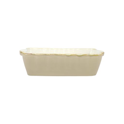  Vietri Italian Bakers Small Rectangular Baker - Cappucino - Bonton