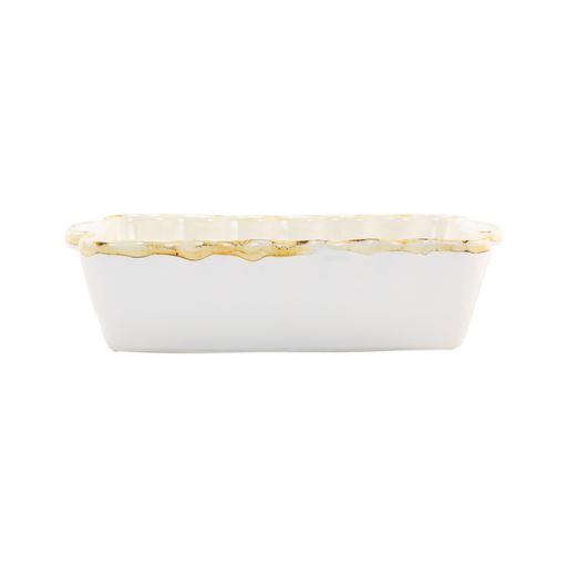  Vietri Italian Bakers Small Rectangular Baker - White - Bonton