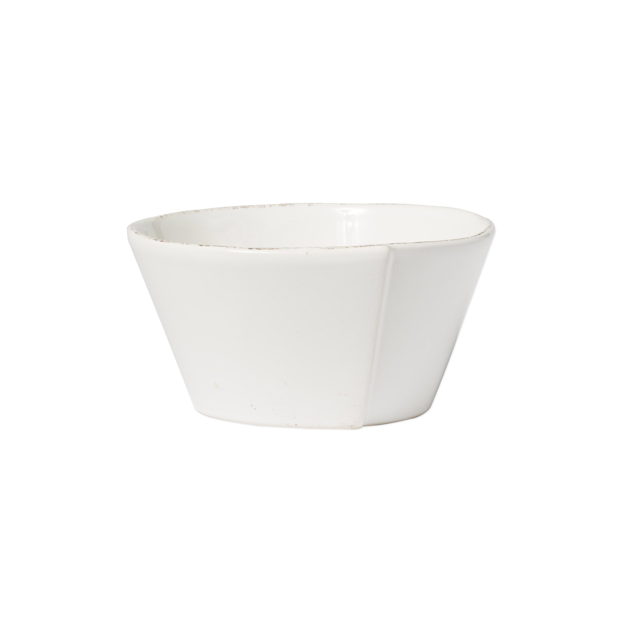  Vietri Melamine Lastra Holiday Stacking Cereal Bowl - White/Green - Bonton