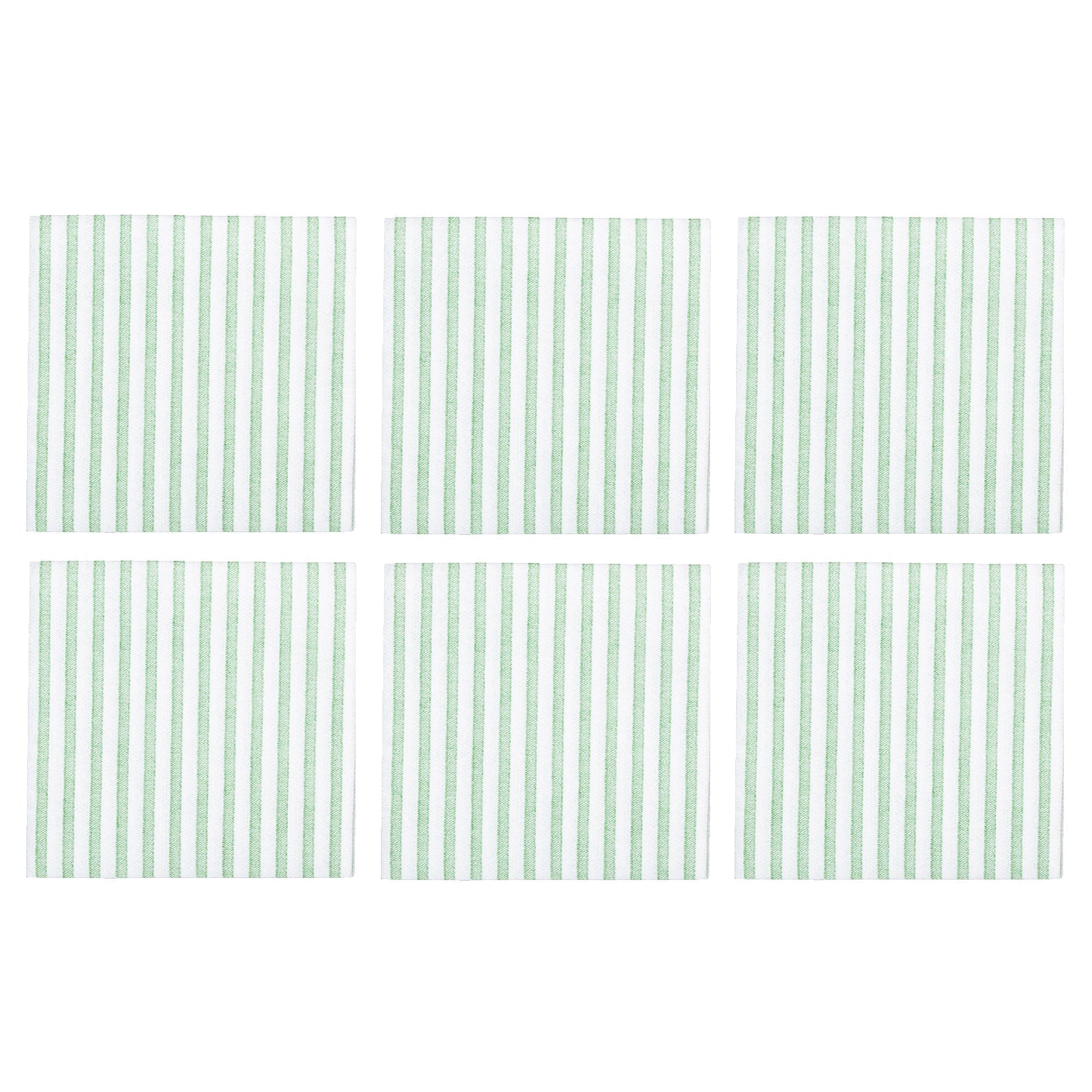  Vietri Papersoft Napkins Capri Cocktail Napkins (Pack of 20) - Set of 6 - Green - Bonton