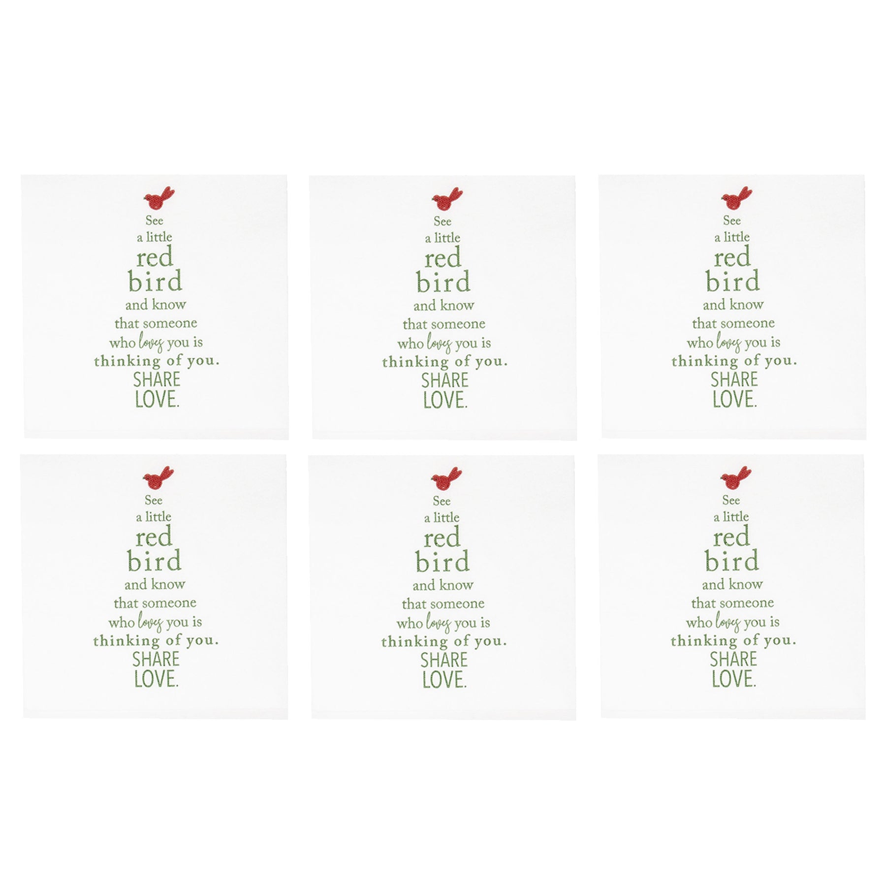  Vietri Papersoft Napkins Holiday Tree Cocktail Napkins (Pack of 20) - Set of 6 - White/Green - Bonton