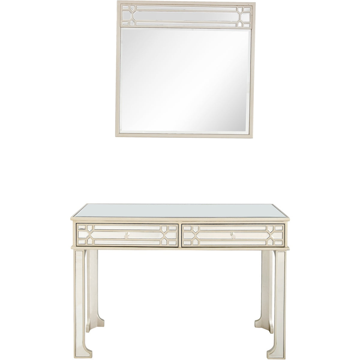  Aubrey Wall Mirror and Console - Console Table - Bonton