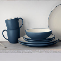 Colorwave 16-Piece Coupe Dinnerware Set, Service for 4