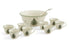  Spode Christmas Tree 10 Piece Punch Bowl Set - White - Bonton