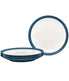  Noritake Colorwave Curve Set of 4 Dinner Plates - Blue - Bonton