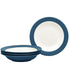  Noritake Colorwave Set of 4 Pasta/Rim Soups - Blue - Bonton