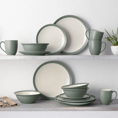 Colorwave 16-Piece Curve Dinnerware Set, Service for 4