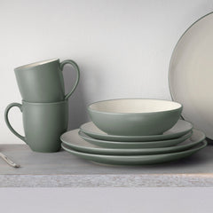 Colorwave 16-Piece Coupe Dinnerware Set, Service for 4