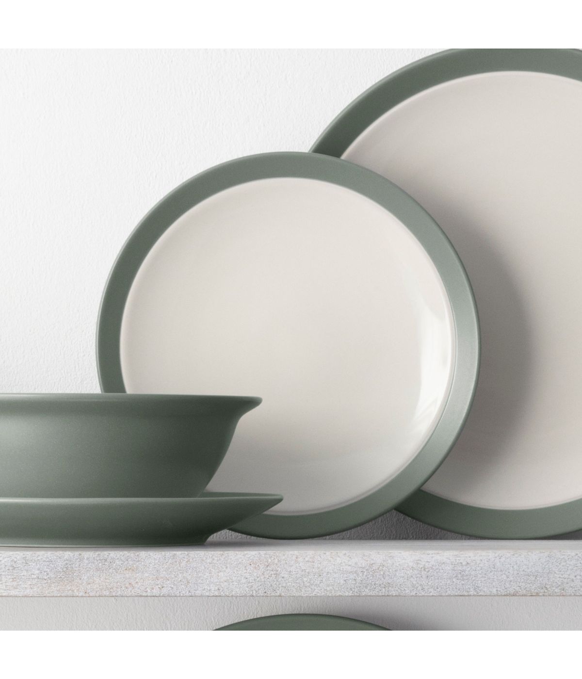  Noritake Colorwave Curve 4 Piece Curve Place Setting - Green - Bonton