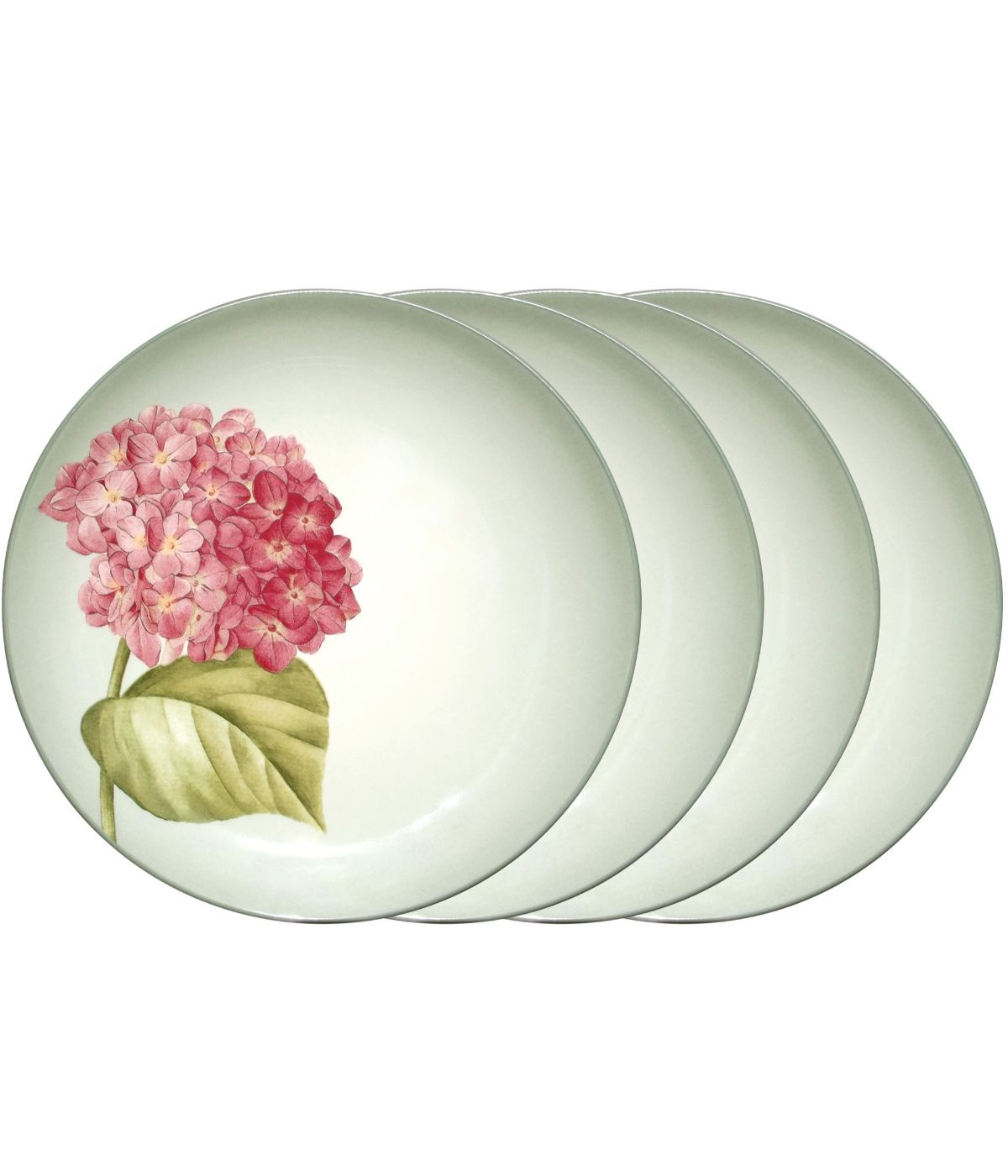  Noritake Colorwave Set of 4 Floral Accent Plates - Green - Bonton