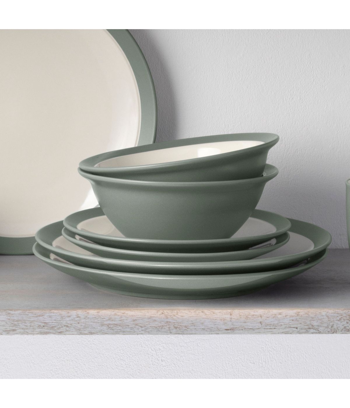  Noritake Colorwave Curve Set of 4 Soup/Cereal Bowls - Green - Bonton