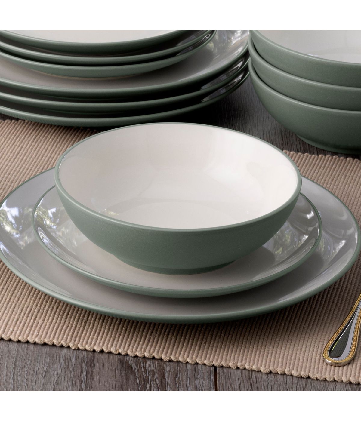  Noritake Colorwave Set of 4 Soup/Cereal Bowls - Green - Bonton