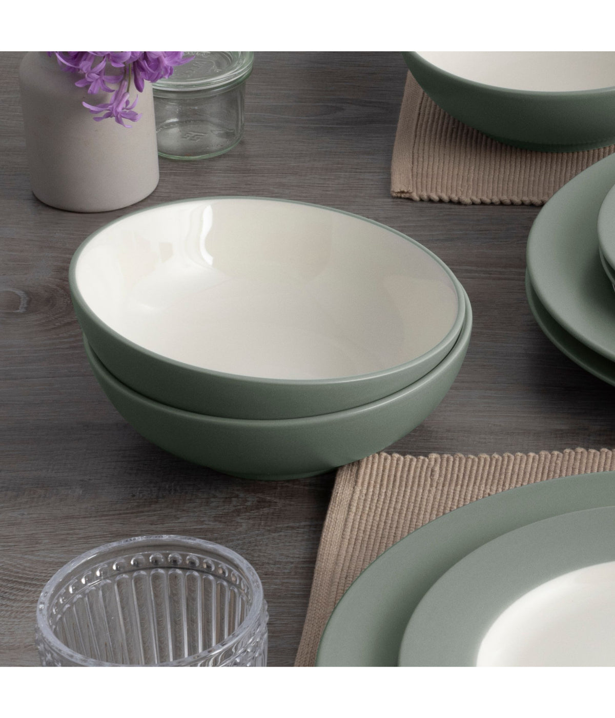  Noritake Colorwave Set of 4 Soup/Cereal Bowls - Green - Bonton