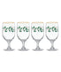  Lenox Holiday Decal Iced Beverage S/4 - Clear - Bonton