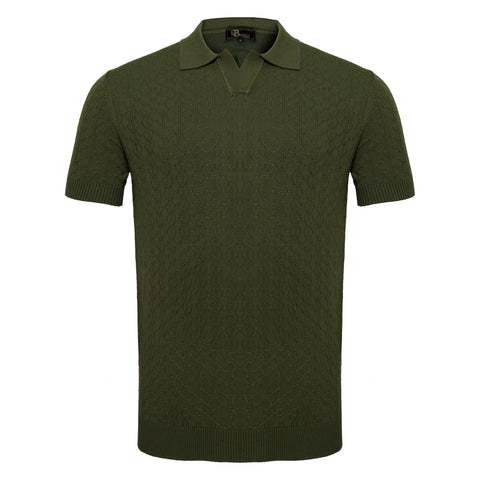 Elevare Knit Polo ARMY GREEN
