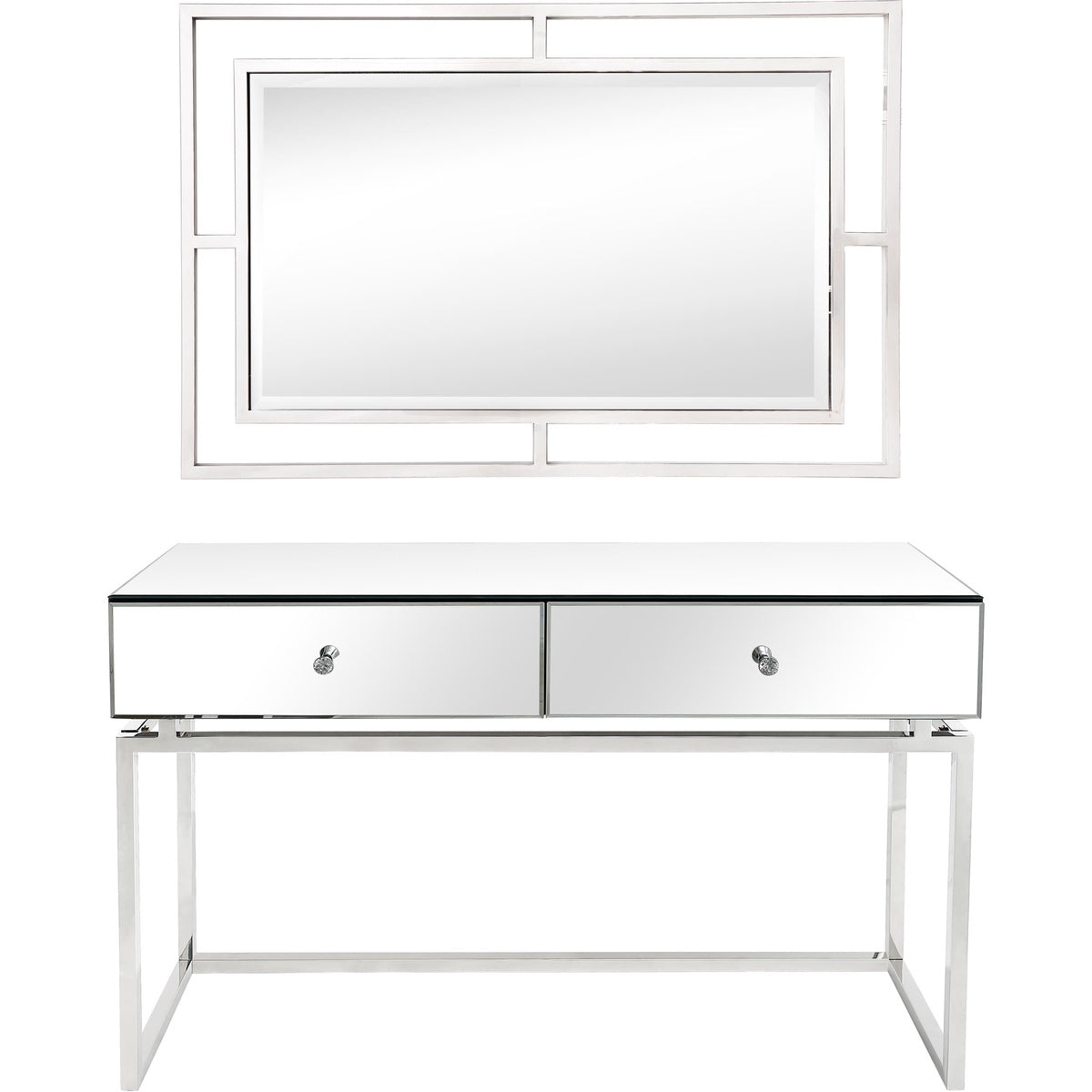  Addison Wall Mirror and Console Table - Console Table - Bonton