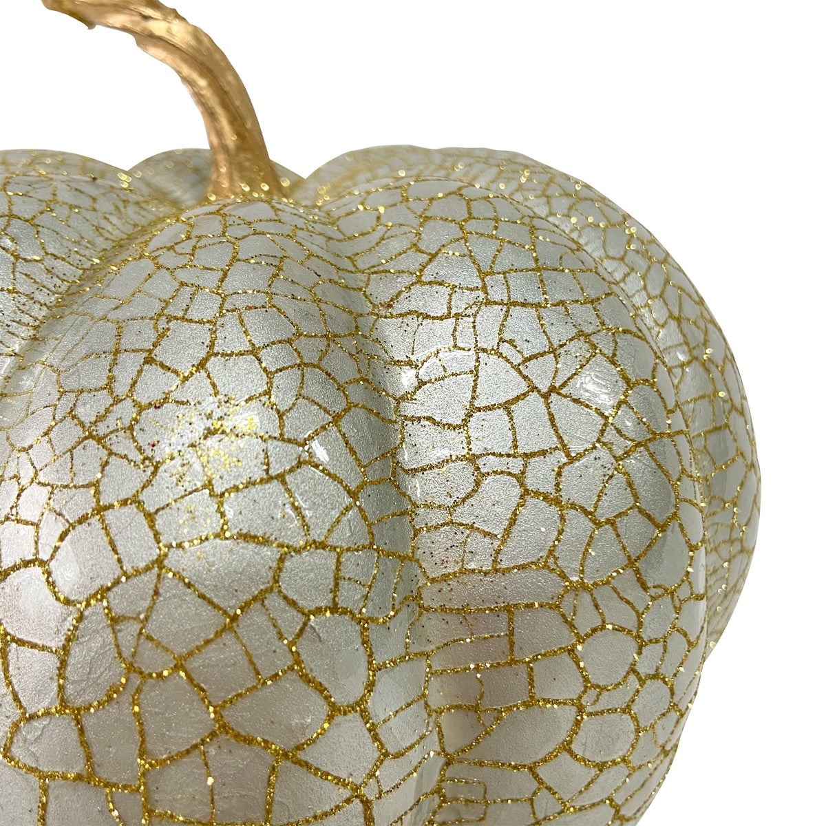  Northlight Crackled Fall Harvest Pumpkin Decoration - 9