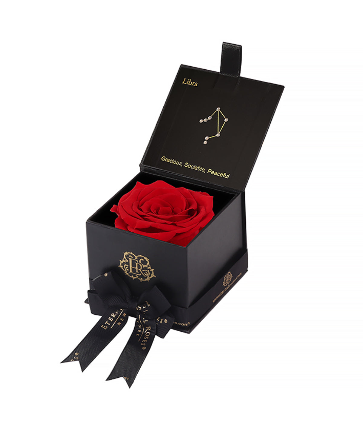  Eternal Roses Astor Gift Box - Libra - Scarlet - Bonton