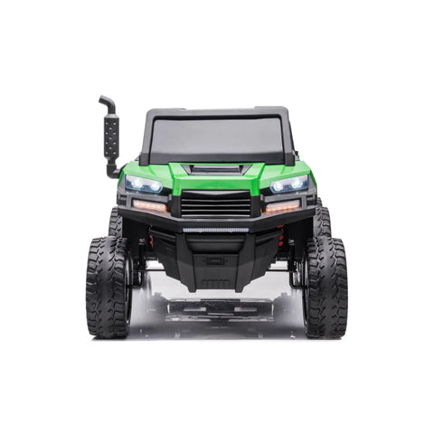 24V 6 Wheeler Freddo Tractor Trailer 2 Seater Ride-on With Dump Cart and Parental Remote