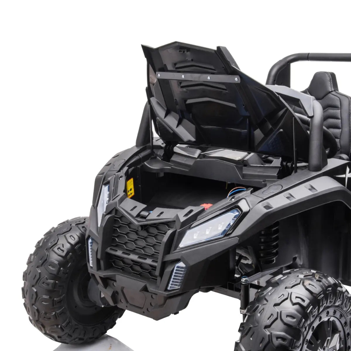  Freddo 24V 4x4 Freddo Dune Buggy Buccaneer 2 Seater Ride-On - Black - Bonton
