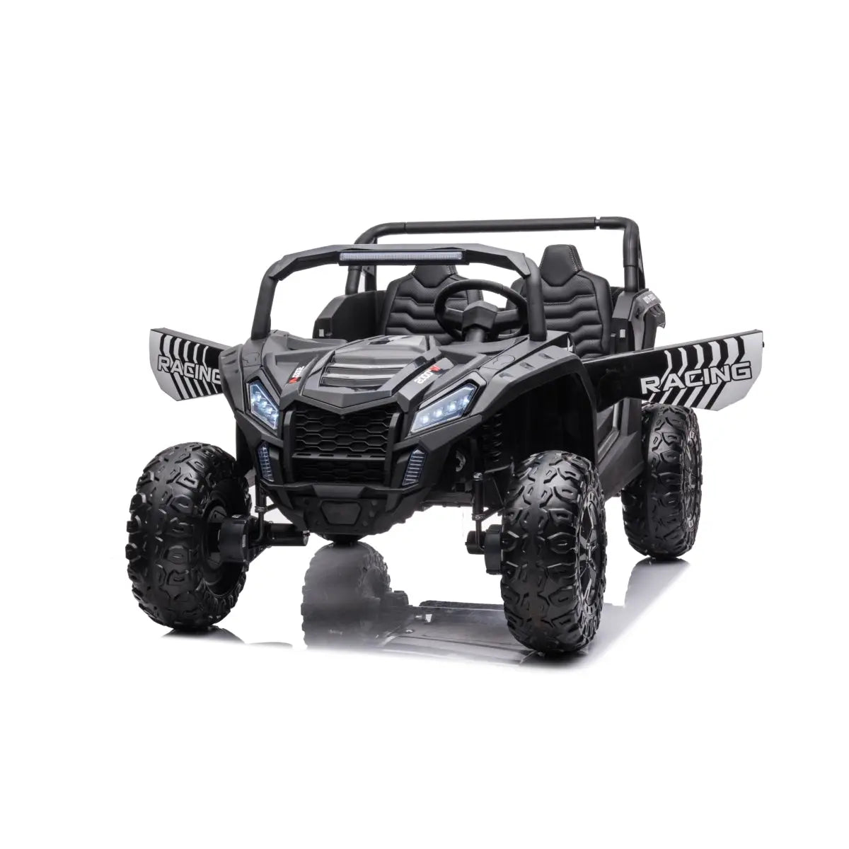  Freddo 24V 4x4 Freddo Dune Buggy Buccaneer 2 Seater Ride-On - Black - Bonton
