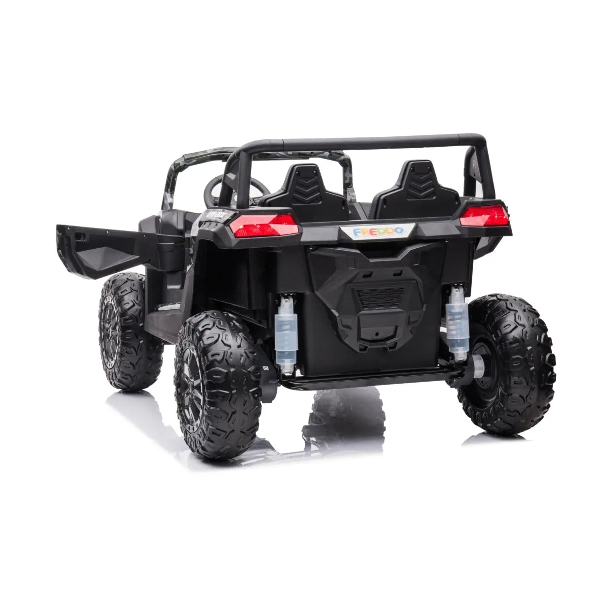  Freddo 24V 4x4 Freddo Dune Buggy Buccaneer 2 Seater Ride-On - Black - Bonton
