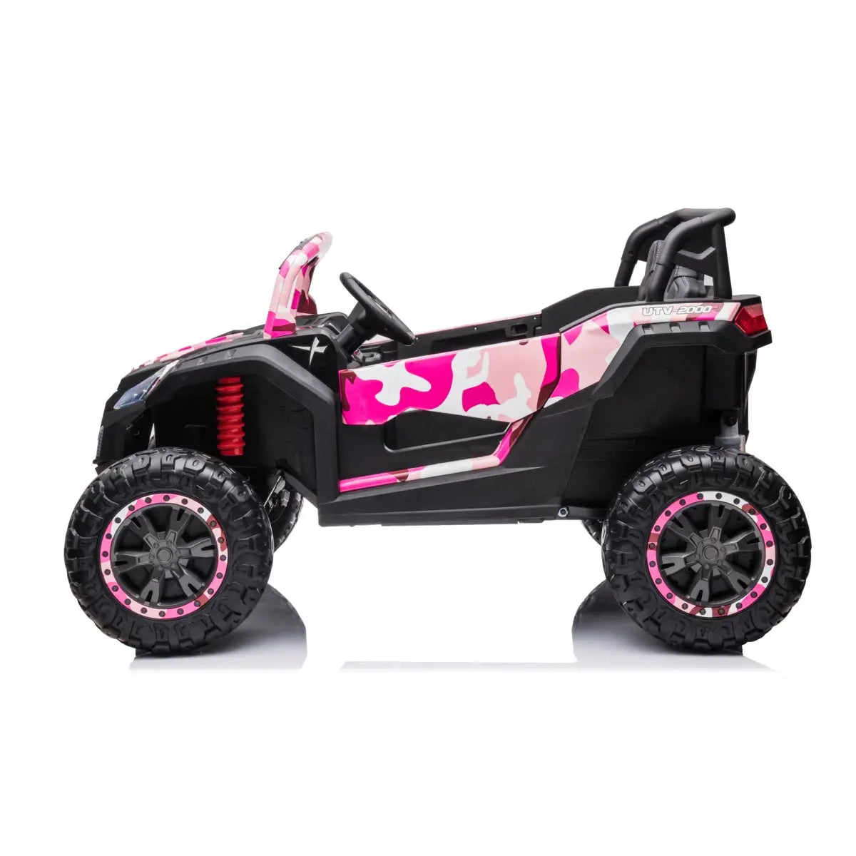  Freddo 24V 4x4 Freddo Dune Buggy Buccaneer 2 Seater Ride-On - Black - Bonton