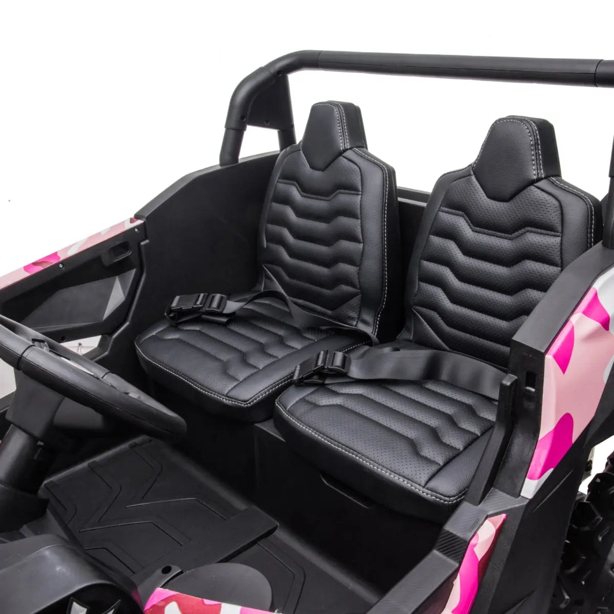 Freddo 24V 4x4 Freddo Dune Buggy Buccaneer 2 Seater Ride-On - Black - Bonton