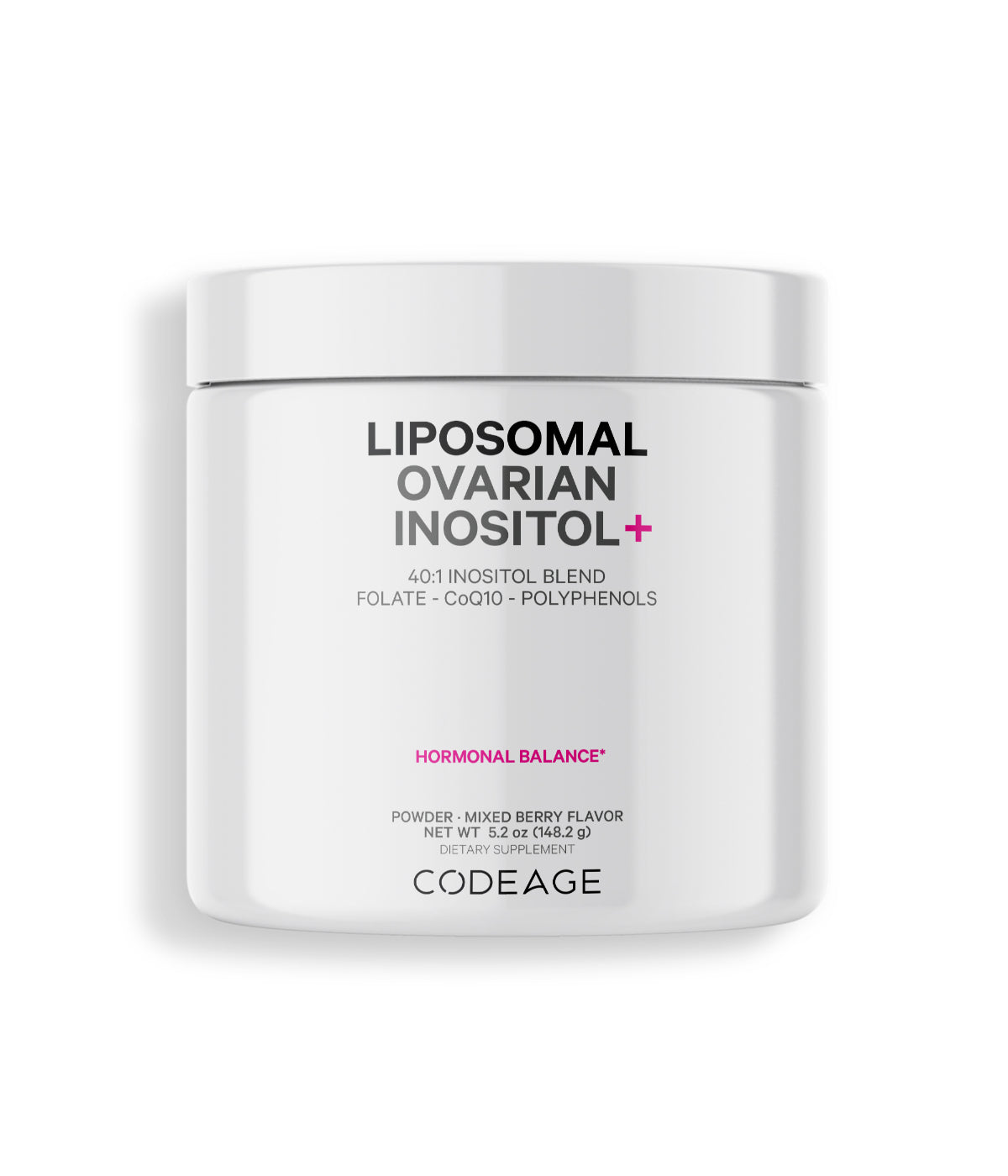 Codeage Liposomal Ovarian Inositol Powder Supplement