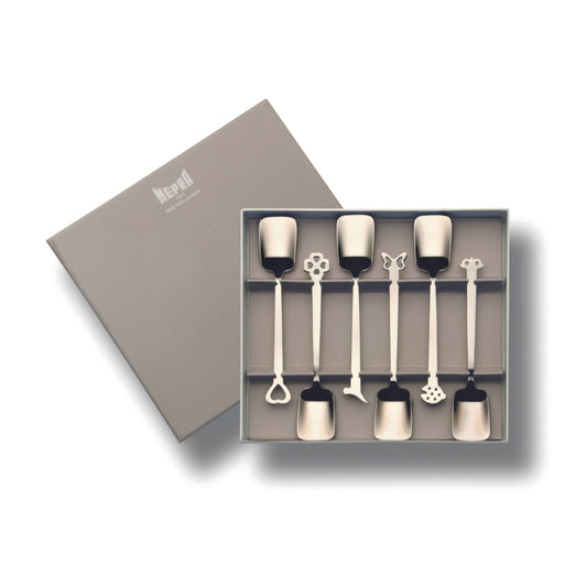 Evento Cream Spoons Set of 6