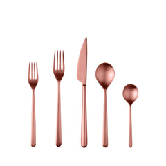 Linea Ice Bronze 5 Piece Flatware Set