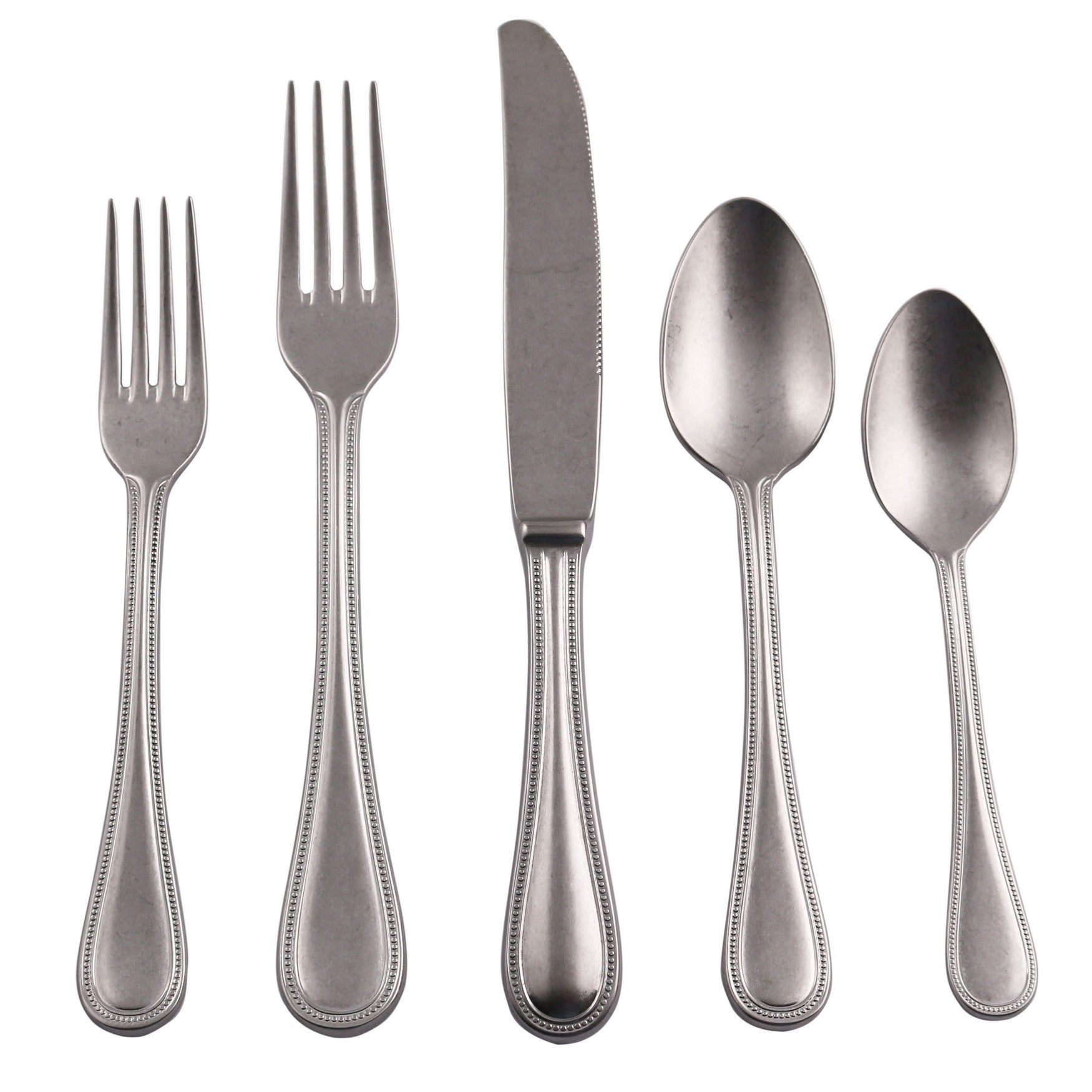  Mepra Perla Pewter 20 Piece Flatware Set - Default Title - Bonton