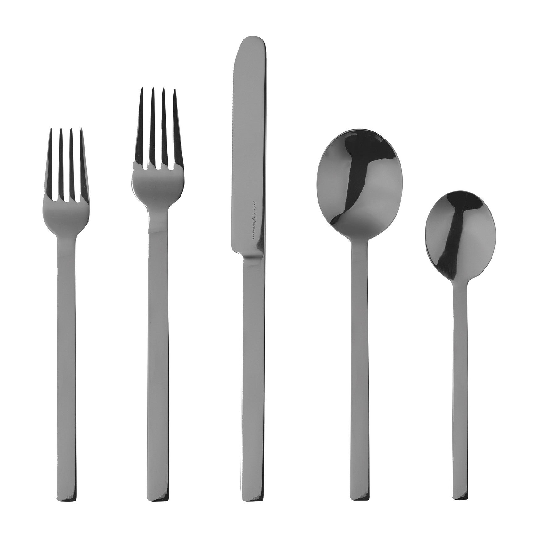  Mepra Stile Black 20 Piece Flatware Set - Default Title - Bonton