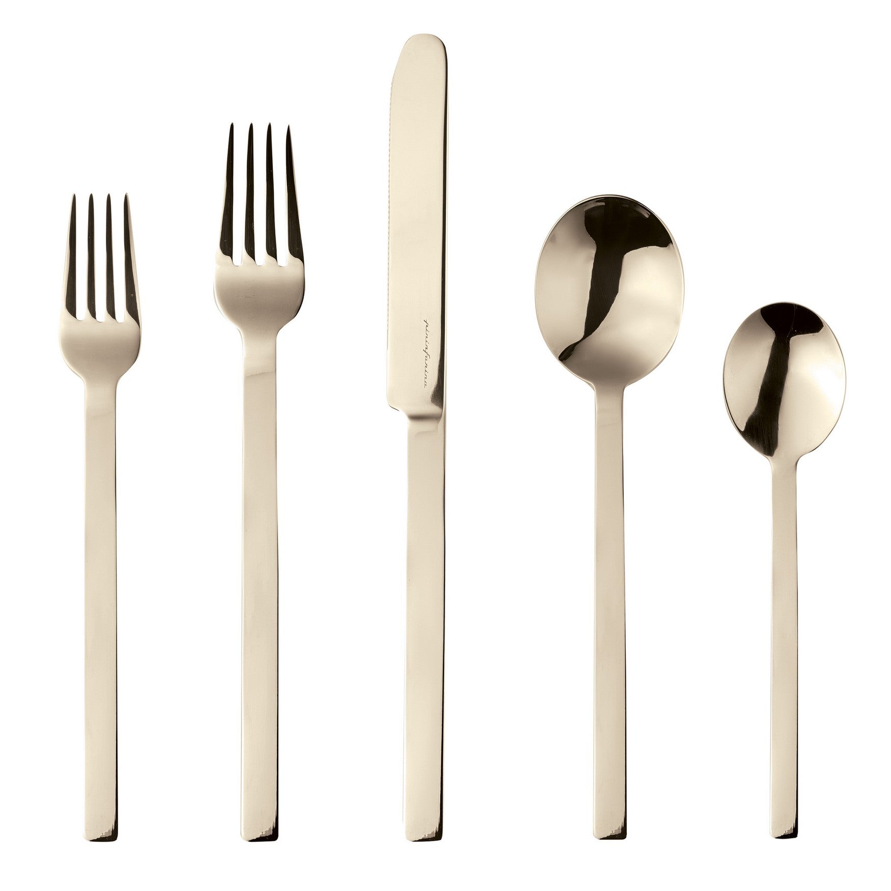  Mepra Stile Champagne 5 Piece Flatware Set - Default Title - Bonton