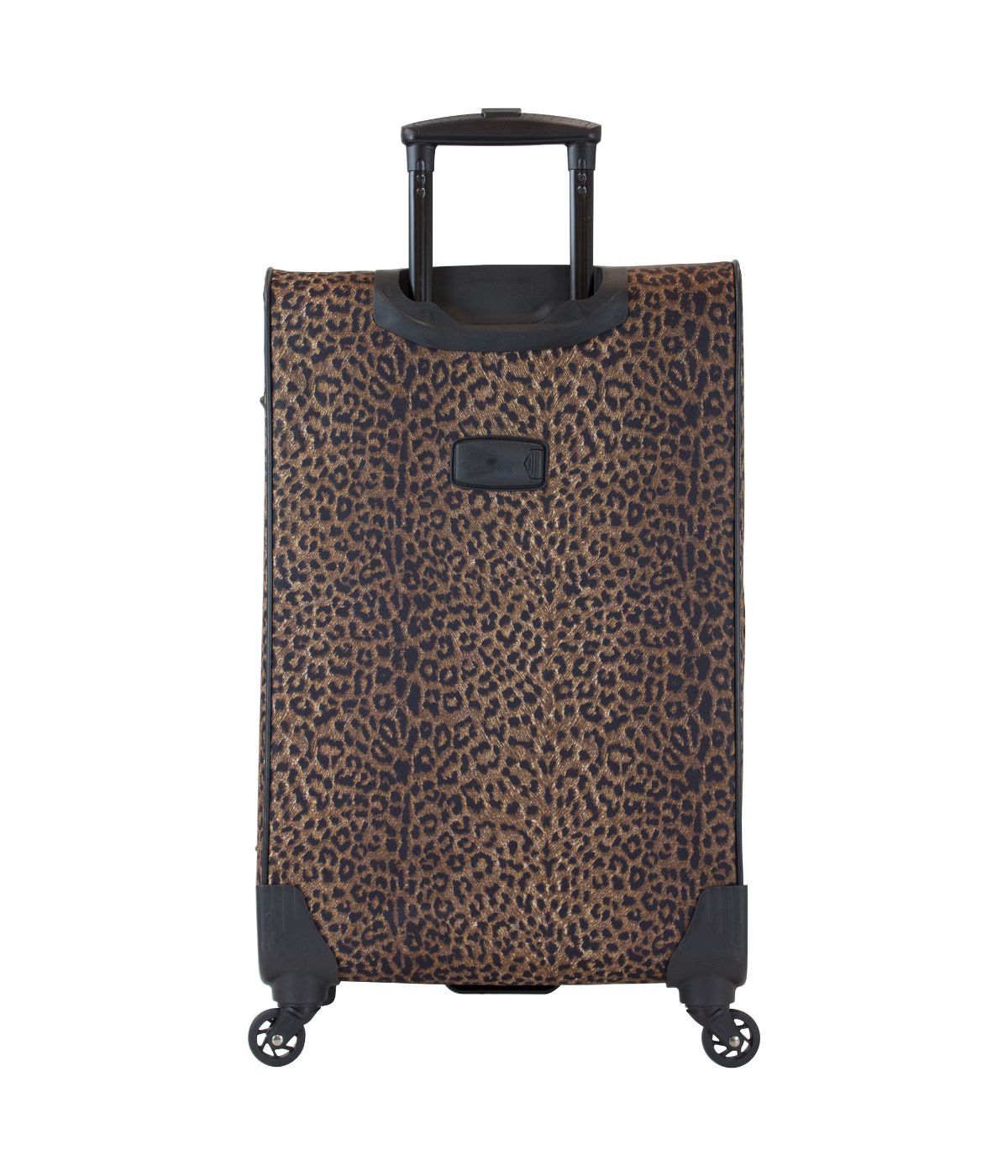  American Flyer Animal Print 5-Piece Spinner Luggage Set - Leopard Black - Bonton