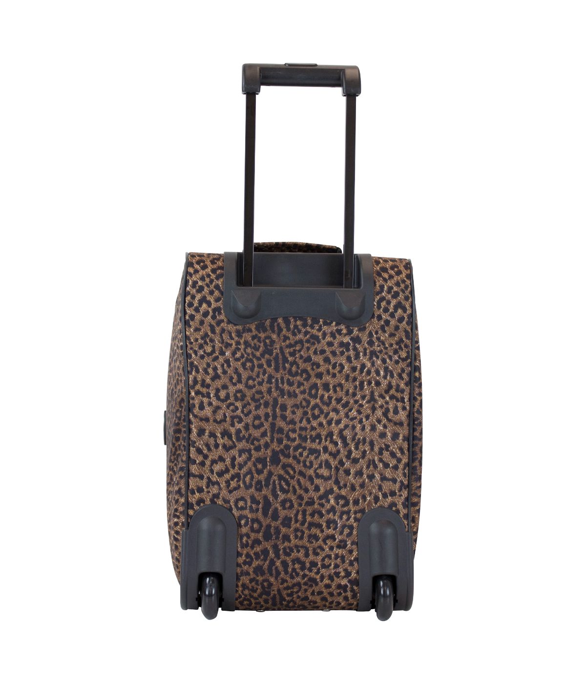  American Flyer Animal Print 5-Piece Spinner Luggage Set - Leopard Black - Bonton