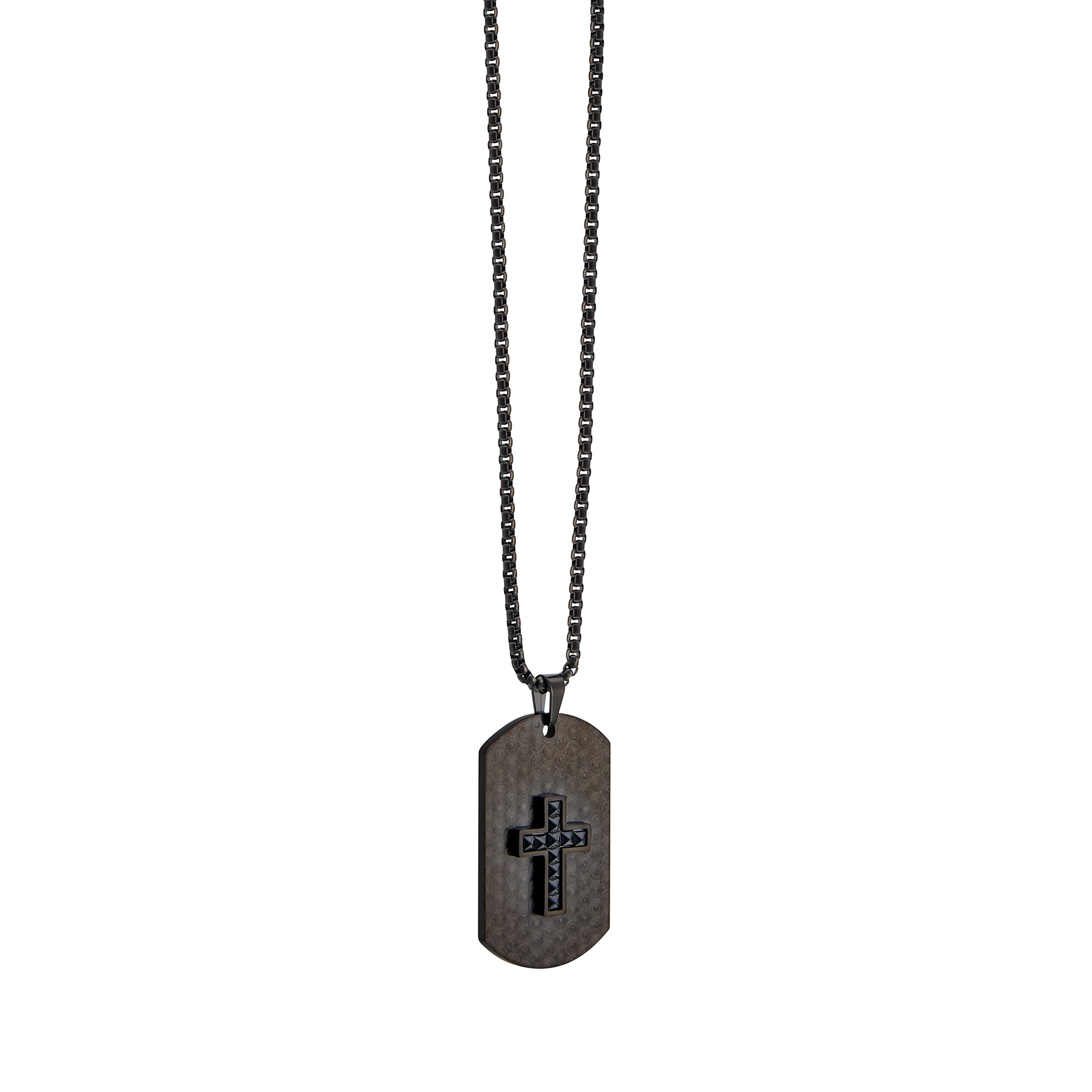  American Exchange American Exchange Necklace and Bracelet Set - Gunmetal/Black - Bonton