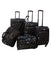 American Flyer Fleur De Lis 5-Piece Spinner Luggage Set