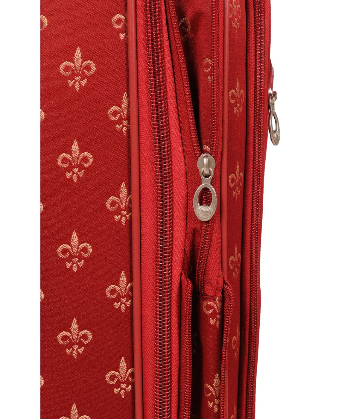  American Flyer Fleur De Lis 5-Piece Spinner Luggage Set - Red - Bonton