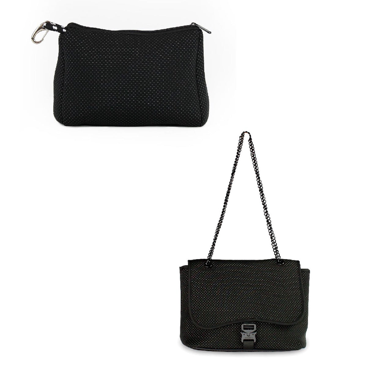  Pop Ups Brand Pouch + Flap Crossbody - Black - Default Title - Bonton