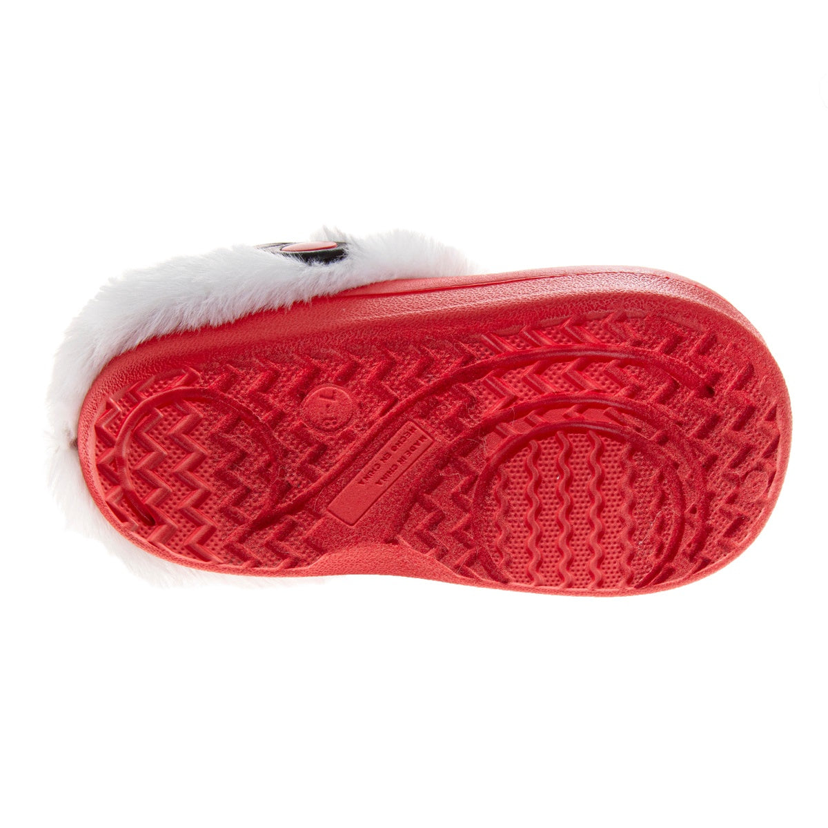  Josmo Disney Cars Lightning Mcqueen Fuzzy Fleece Lined Clogs for Boys Winter Warm Plush Garden Shoes (Toddler) - 5-6 - Bonton