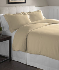 Solid & Print Flannel Duvet Sets Savannah